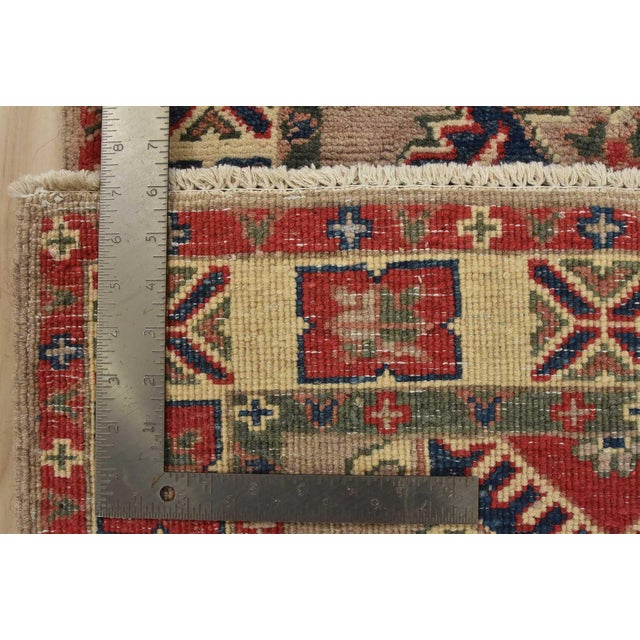 Kazak Runner 2’1” X 5’11” Brown Wool Tribal Hand-Knotted Oriental Rug For Sale - Image 10 of 10