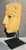 La Hantise Stoneware Mask by Jean Désiré Ringel d'Illzach (1847 - 1916). Monochromatic glaze created by Emile Muller....