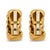 1970s Vintage Diamond 18k Yellow Gold and Platinum Hoop Ear Clips, Pair For Sale - Image 5 of 5