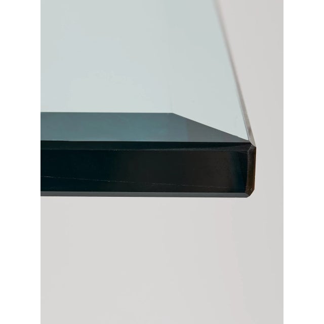 1970s The Pierre Cardin Glass and Metal Dining Table For Sale - Image 5 of 10