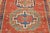 Antique Caucasian Kazak Rug, Handwoven Wool, Geometric Medallion Design, Red & Ivory, 5' x 7' For Sale - Image 14 of 17