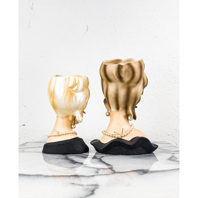 1960s 1960s Inarco Japan Head Vases For Sale - Image 5 of 13