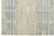 Modern Abstract Plaid Wool Area Rug – Coastal Blue & Sage Green 9x12 For Sale In New York - Image 6 of 11