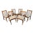 Set of Six Mid 20th Century Spindle-Backed Dining Chairs For Sale