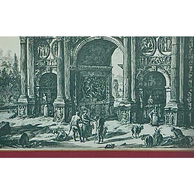 Architectural Etchings by Giovanni Piranesi, a Pair For Sale In Tampa - Image 6 of 9