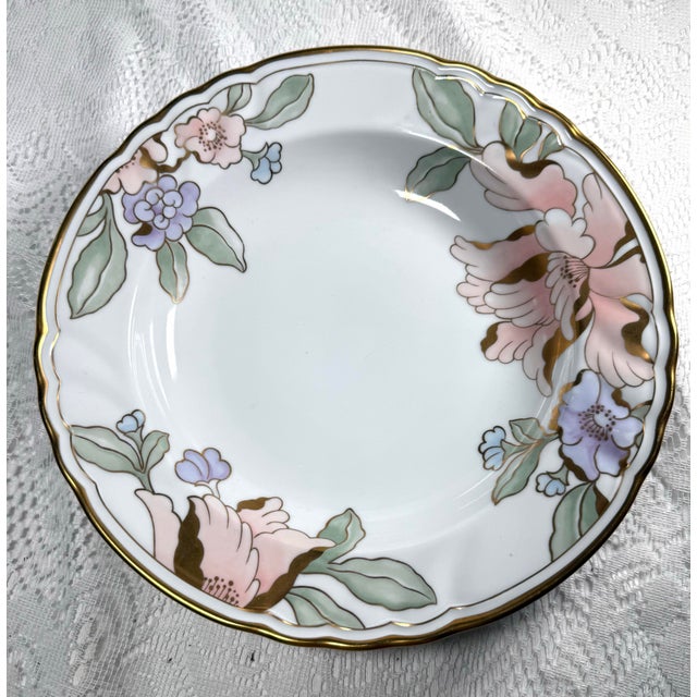 Fitz and Floyd Vintage Fitz & Floyd Fleur Fantasia Serving Bowl For Sale - Image 4 of 8