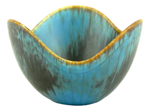 Stoneware Bowl ASH by Gunnar Nylund for Rörstrand, Sweden, 1950s