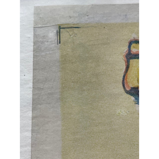 Yellow Rare Antique Lithograph, Olympia - Grand Ballet: "Brighton", Antique Lithographic Poster by Pal, 1894 For Sale - Image 8 of 8