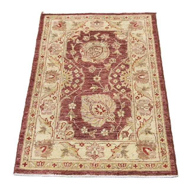 2'1" X 3' Ariana Traditional Small Tabriz Design Hand Knotted Rug (2' X 3') For Sale - Image 4 of 7