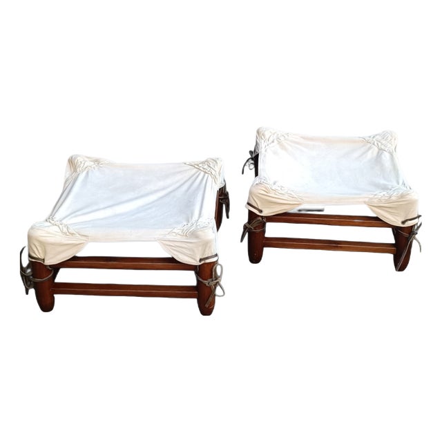 Boat Stools, 1970s, Set of 2 For Sale