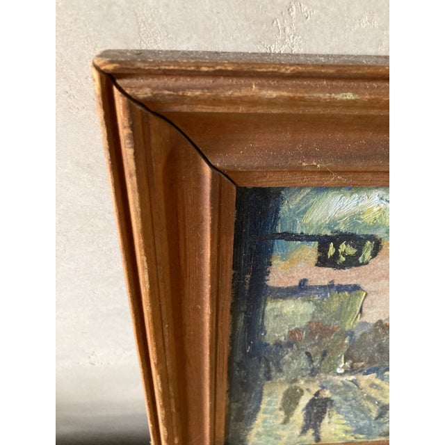 Expressionism 1930’s Expressionist Painting by Carl Trock-Madsen. For Sale - Image 3 of 11