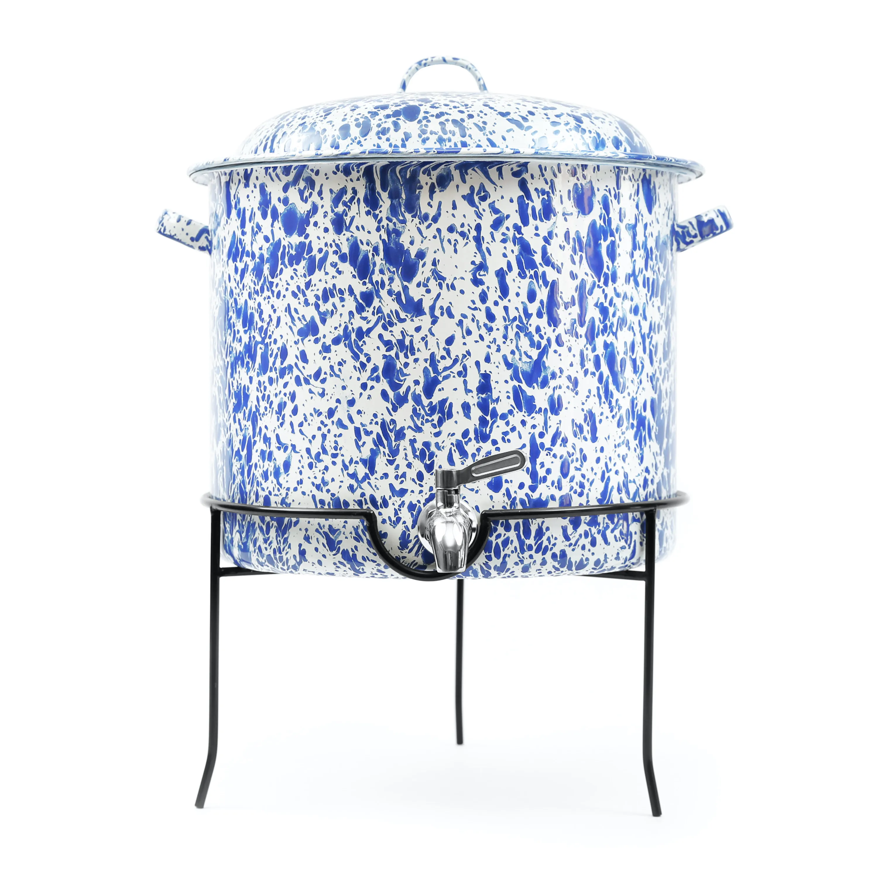Crow Canyon Home Splatterware Beverage Dispenser - Thumbnail 2