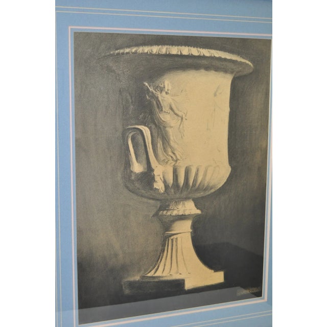 John Reid Mid 19th Century Charcoal Drawing For Sale - Image 4 of 6