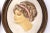 Vintage Chalkware Gibson Girl Decorative Wall Plaques - Set of 2 For Sale In Tampa - Image 6 of 13