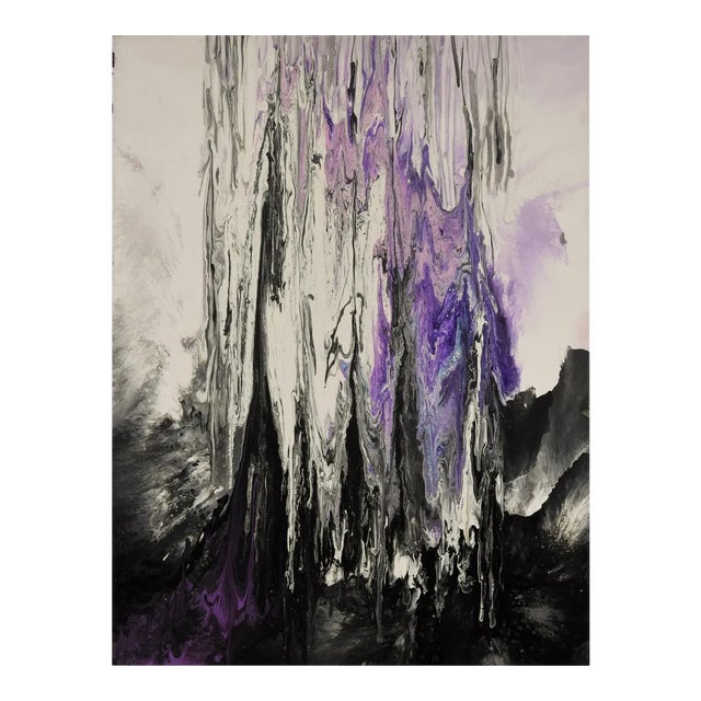 The Birth of Crystal - Acrylic on Canvas by Elena Ksanti - 2019 2019 For Sale