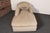 Art Deco Vintage Art Deco-Style Chaise Lounge in Taupe Chenille With Ebonized Plinth Feet For Sale - Image 3 of 18