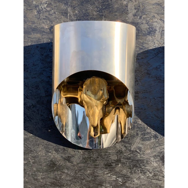 "Totem" Sconces Attributed to Maria Pergay - a Pair For Sale - Image 9 of 13