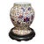Vintage Benjarong Thai Porcelain Vase Floral Butterfly Enamel Base 8" H For Sale