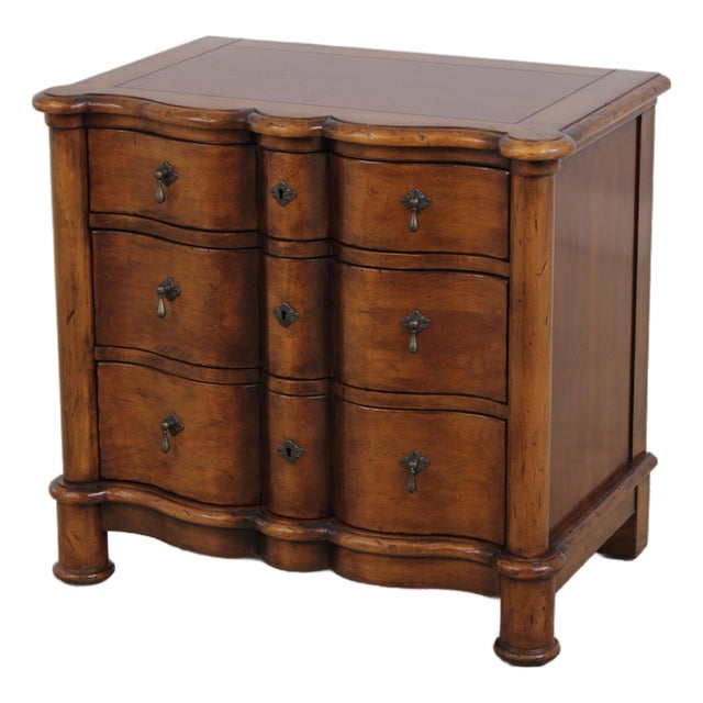 Baker Milling Road Walnut French Provincial Commode Chest For Sale