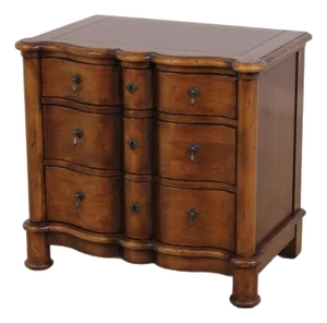 Baker Milling Road Walnut French Provincial Commode Chest
