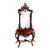 1970s French Rococo Style Mahogany Console Table For Sale