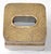 1970s Bohemian Hand Embossed Jewelry Gold Silver Tissue Box Cover Veratex India For Sale - Image 9 of 14