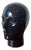 Vintage Black Ceramic Mannequin Display Head from Royal Crown Holland, 1970s For Sale