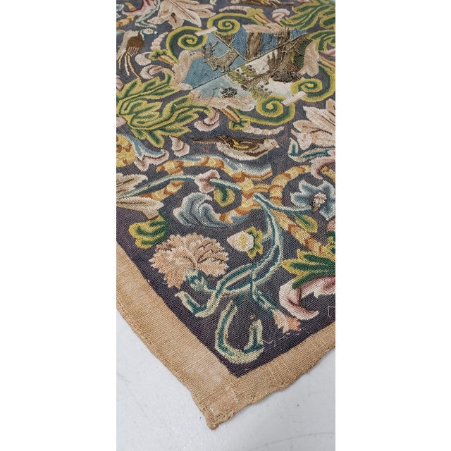 Late 19th Century 18th to 19th Century Sampler With Birds & Floral Motif For Sale - Image 5 of 12