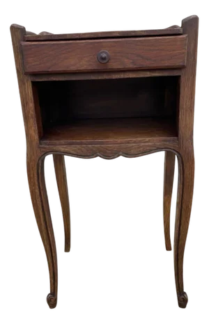 Oak Bedside Table, 1930s