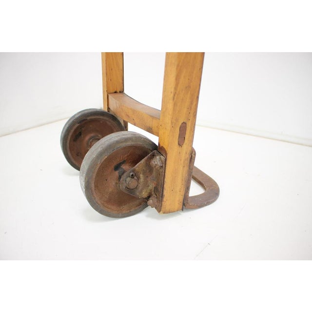 Mill Transport Cart from Neptun Komárov, Czechoslovakia 1920s For Sale - Image 4 of 15