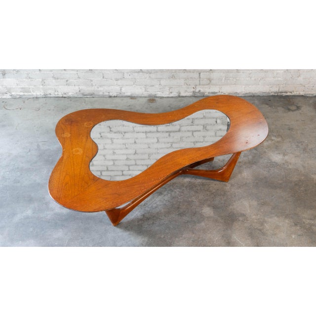 Brown Mid Century Erno Fabry Biomorphic Walnut Coffee Table, C. 1950s For Sale - Image 8 of 18