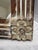 1970s Vintage Rustic Carved Wood Wall Mirror With Flowers For Sale - Image 5 of 6