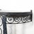 Art Deco Demilune Wrought Iron Spiral Motif & Porto Marble Inset Console Table For Sale - Image 10 of 13