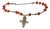 Ethnic Assembled Amber and Glass Necklace For Sale