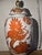 Large 16.5" Mid-Century Hertel-Jacob Bavaria Gilded Porcelain Ginger Jar – Signed E. Habenicht – Red Dragon Motif For Sale - Image 4 of 10