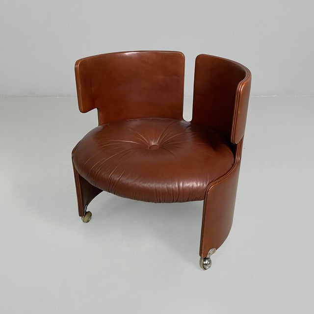 Mid-Century Modern Italian Armchair by Luigi Massoni for Poltrona Frau, 1960s For Sale - Image 10 of 18