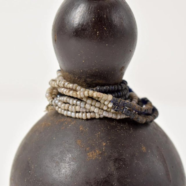 African Early 20th Century Nyamwezi Diviner's Medicine Gourd Tanzania For Sale - Image 3 of 7