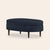 Textile Prussian Carlotta Ottoman by Ceraudo For Sale - Image 7 of 7