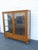 Peck and Hills Furniture Tiger Oak China Cabinet Bookcase Cupboard 6569 For Sale - Image 18 of 18