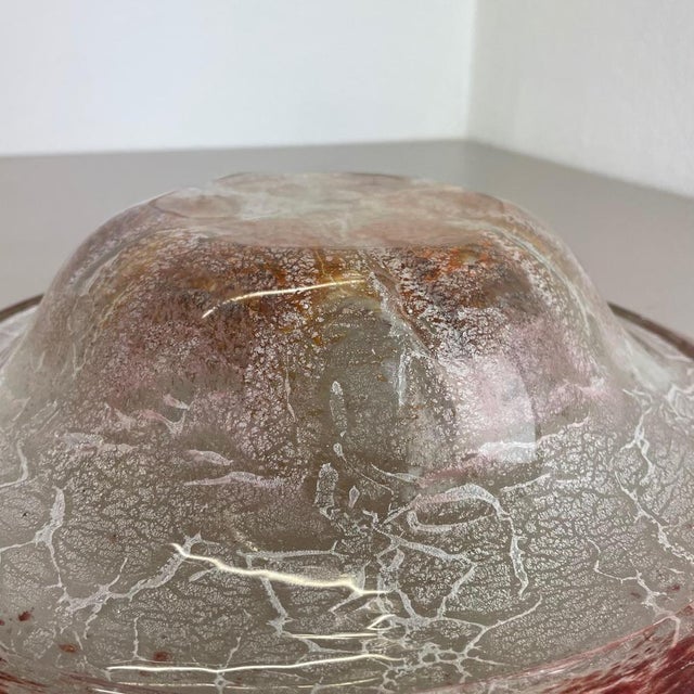 Baushaus Art Deco German Red Glass Bowl by Karl Wiedmann for WMF Ikora, 1930s For Sale - Image 18 of 18