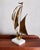 Mid-Century Modern Brass and Marble Sailboat Sculpture For Sale - Image 3 of 10
