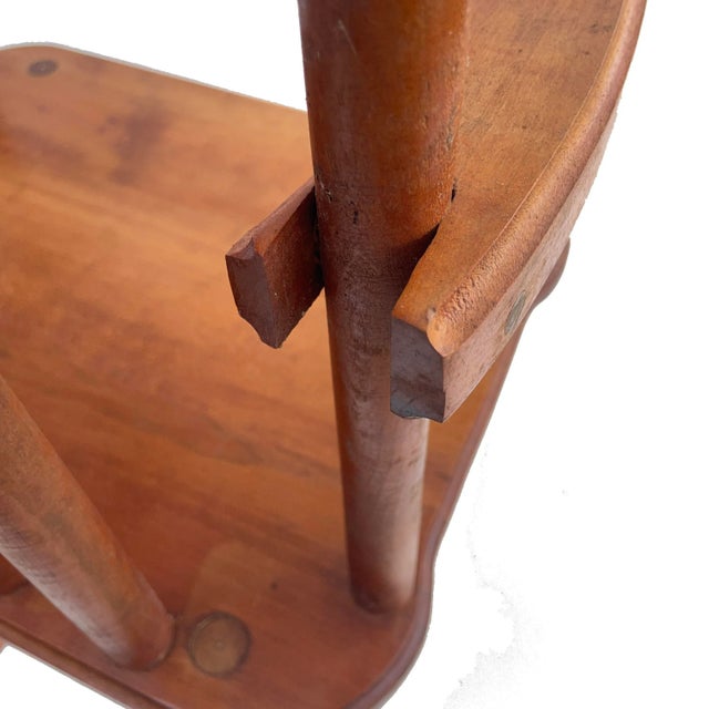 Brown 1960s Custom-Made Rocking Chair. Handmade in Berlin, Ny For Sale - Image 8 of 10