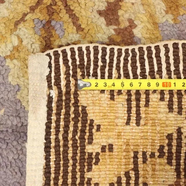 Textile Aobusson Rug in Cotton and Wool, France For Sale - Image 7 of 8
