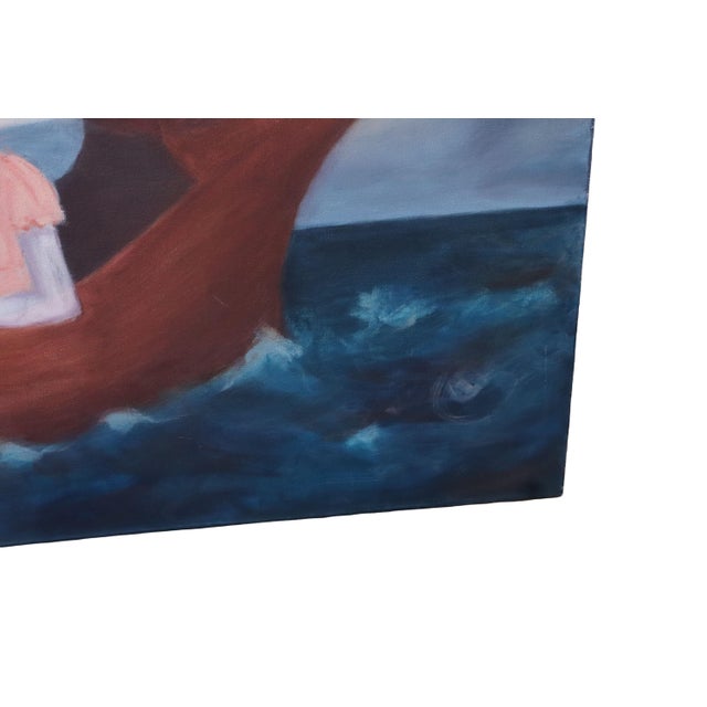 2000 - 2009 Melora Kuhn Painting "Butterflies" on Canvas For Sale - Image 5 of 8