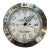Vintage Silver Rolex Dealer Display Wall Clock For Sale