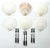 A coastal 1970s appetizer set with six large natural seashell plates and six original stainless steel forks. The...
