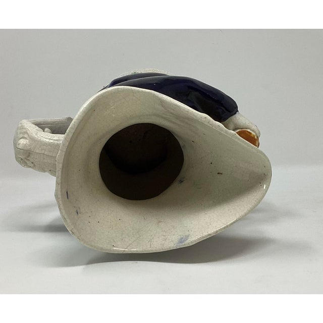 Ceramic Antique Staffordshire Drinking Toby Jug of "Mr. Snuff" C 1870 For Sale - Image 7 of 7