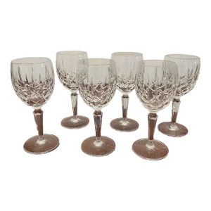 1980s Gorham Lady Anne Vintage Wine Glasses- Set of 6. Beautiful!