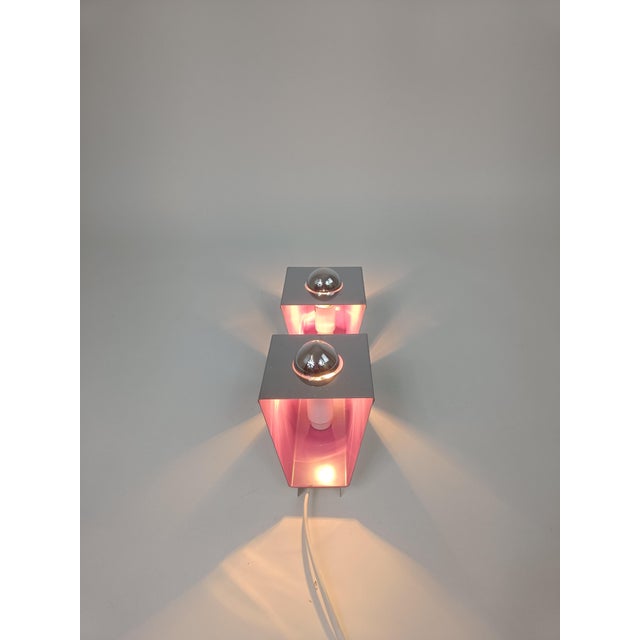 1960s Cubist Wall Lamp, 1960s For Sale - Image 5 of 9