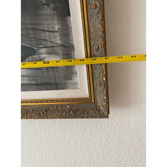 Mid 20th Century Gaston Pierre Original Oil on Canvas Paris Cityscape Painting Framed "Mint" Condition For Sale - Image 4 of 11